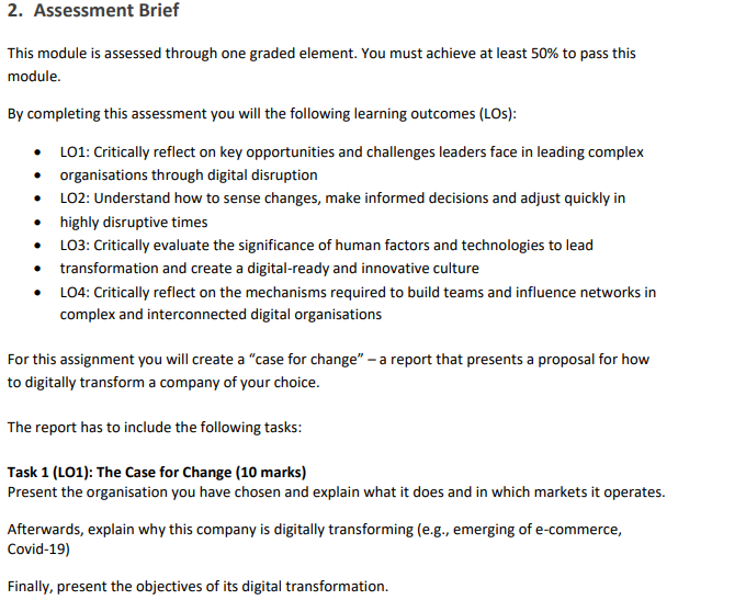 Leading Through Digital Disruption Sample Paper-2