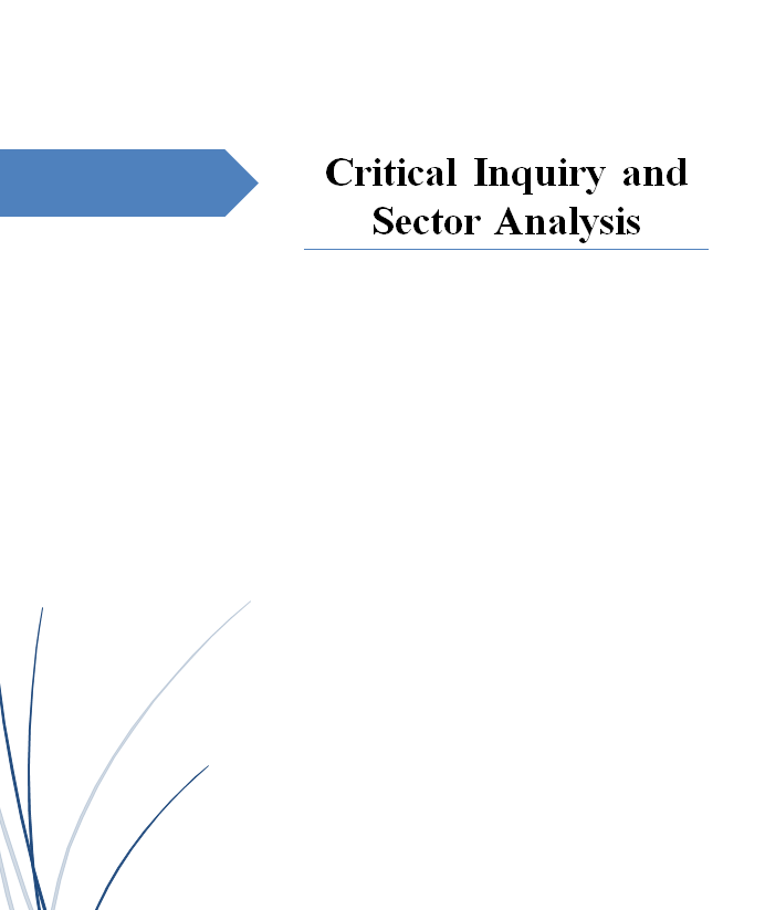 MS70105E Critical Inquiry into Sectoral Analysis Sample Paper-1