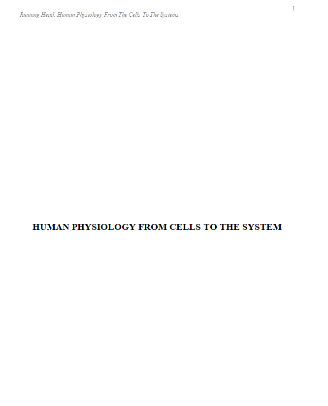 4024BMS Human Physiology from cells to system Sample Paper-1